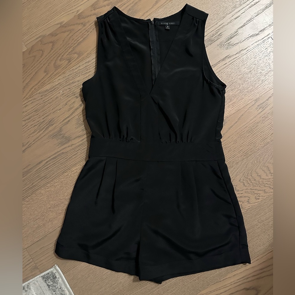 Blaque Label Black Romper, size Medium, V neck